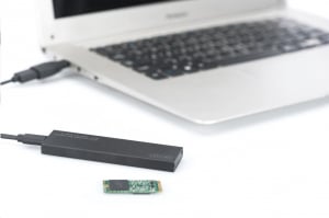 Digitus DA-71115 külső M.2 SSD ház fekete