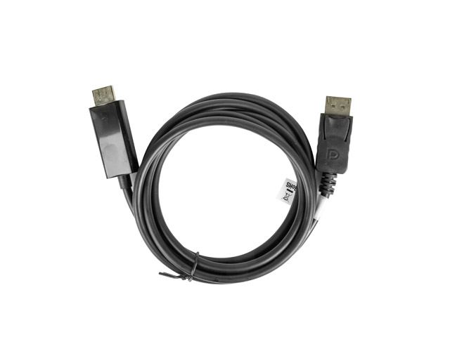 Lanberg DisplayPort --> HDMI kábel 5m fekete (CA-DPHD-10CC-0050-BK)