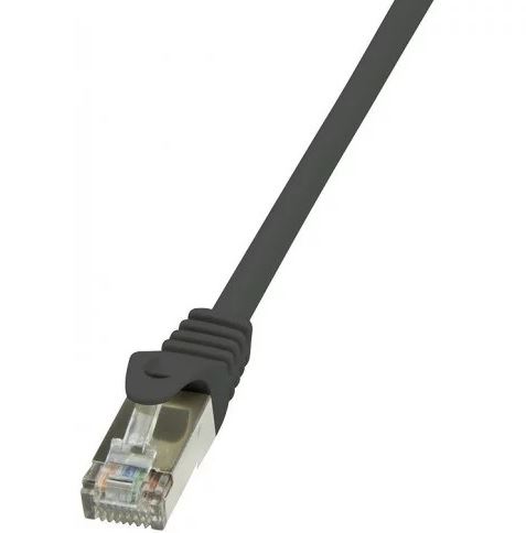 LogiLink F/UTP patch kábel Cat.5e 0.5m fekete  (CP1023S)