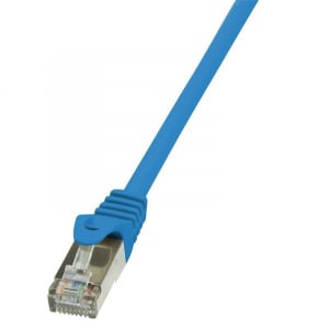 LogiLink F/UTP patch kábel CAT5e 0.5m kék  (CP1026S)