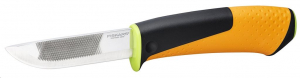 Fiskars 156018 kés, tokba épített élezővel (1023619)