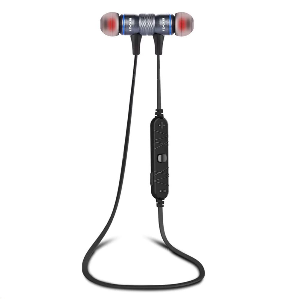Awei A920BL In-Ear Bluetooth mikrofonos fülhallgató szürke (MG-AWEA920BL-14)