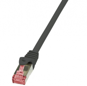 LogiLink S/FTP PIMF patch kábel CAT6 0.5m fekete  (CQ2023S)