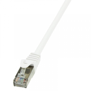 LogiLink F/UTP EconLine patch kábel Cat.6 7.5m fehér  (CP2081S)