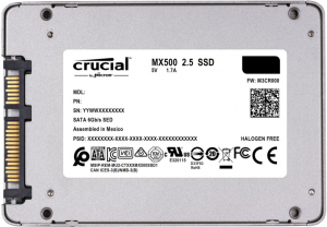 250GB Crucial SSD 2.5" SATA MX500 meghajtó (CT250MX500SSD1)