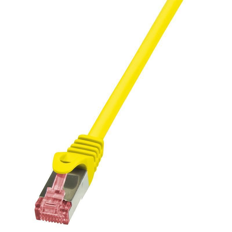 LogiLink S/FTP PIMF patch kábel CAT6 1m sárga  (CQ2037S)