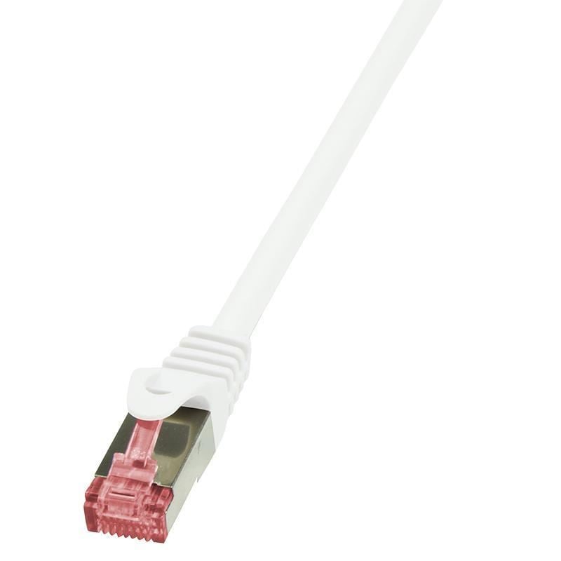 LogiLink S/FTP PIMF patch kábel CAT6 3m fehér  (CQ2061S)
