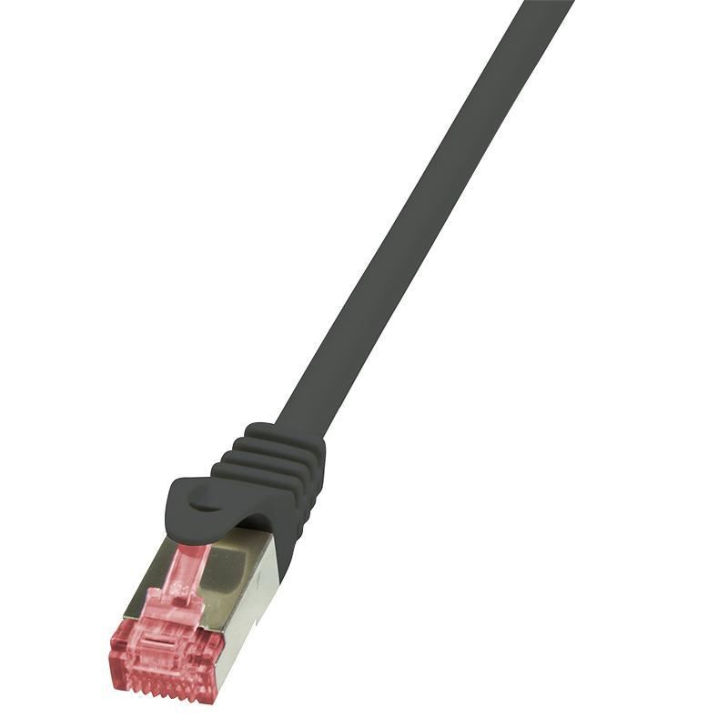 LogiLink S/FTP PIMF patch kábel CAT6 5m fekete  (CQ2073S)