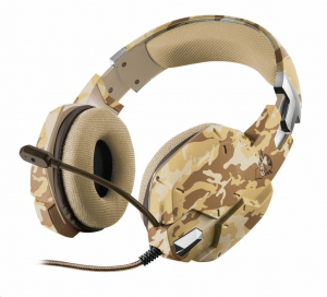 Trust GXT 322D Carus sivatag álcafestéses gamer headset (22125)