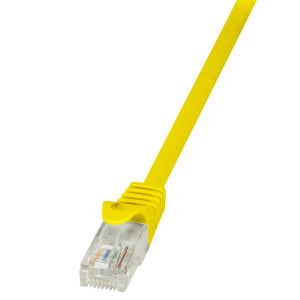 LogiLink UTP patch kábel CAT5e 0.25m sárga (CP1017U)