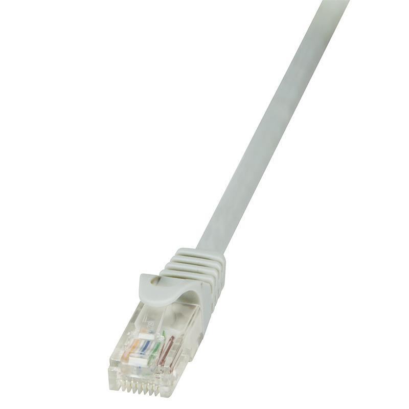 LogiLink EconLine U/UTP patch kábel CAT6 10m szürke  (CP2092U)