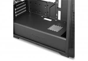 Sharkoon S1000 táp nélküli Micro-ATX ház fekete (4044951013937)