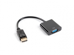 Lanberg DisplayPort --> VGA kábel 20cm (AD-0002-BK)