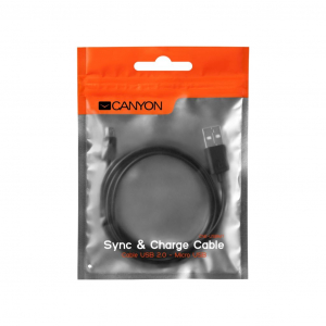 Canyon CNE-USBM1B Micro USB - USB 2.0 adat/töltőkábel 1m fekete