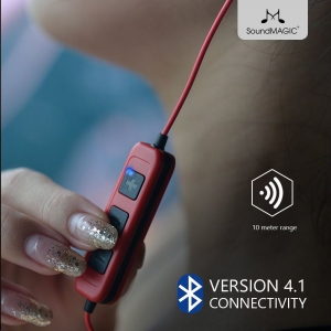 SoundMAGIC ES20BT In-Ear Bluetooth mikrofonos fülhallgató piros (SM-ES20BT-03)