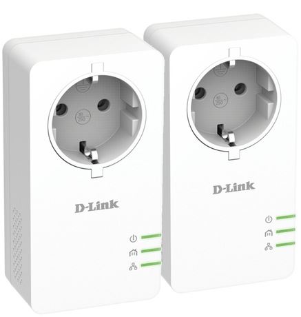 D-Link DHP-P601AV Powerline 1000M AV Passthrough Mini Adapter Starter Kit