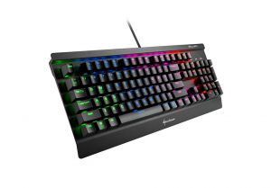 Sharkoon SKILLER MECH SGK3 Blue US billentyűzet USB fekete (4044951019946)