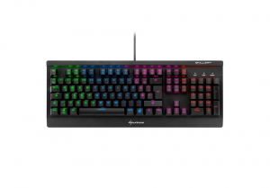 Sharkoon SKILLER MECH SGK3 Blue US billentyűzet USB fekete (4044951019946)