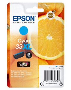 Epson 33XL Claria Premium tintapatron cián (C13T33624012)