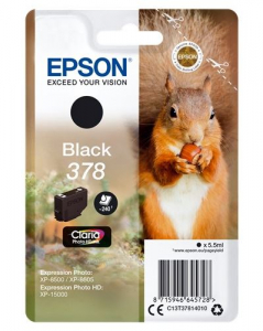 Epson 378 Claria Photo tintapatron fekete (C13T37814010)