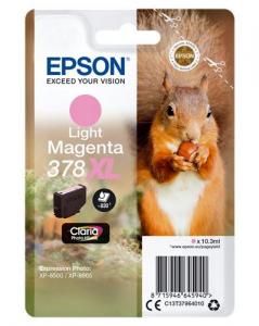 Epson 378XL Claria Photo tintapatron világos magenta (C13T37964010)