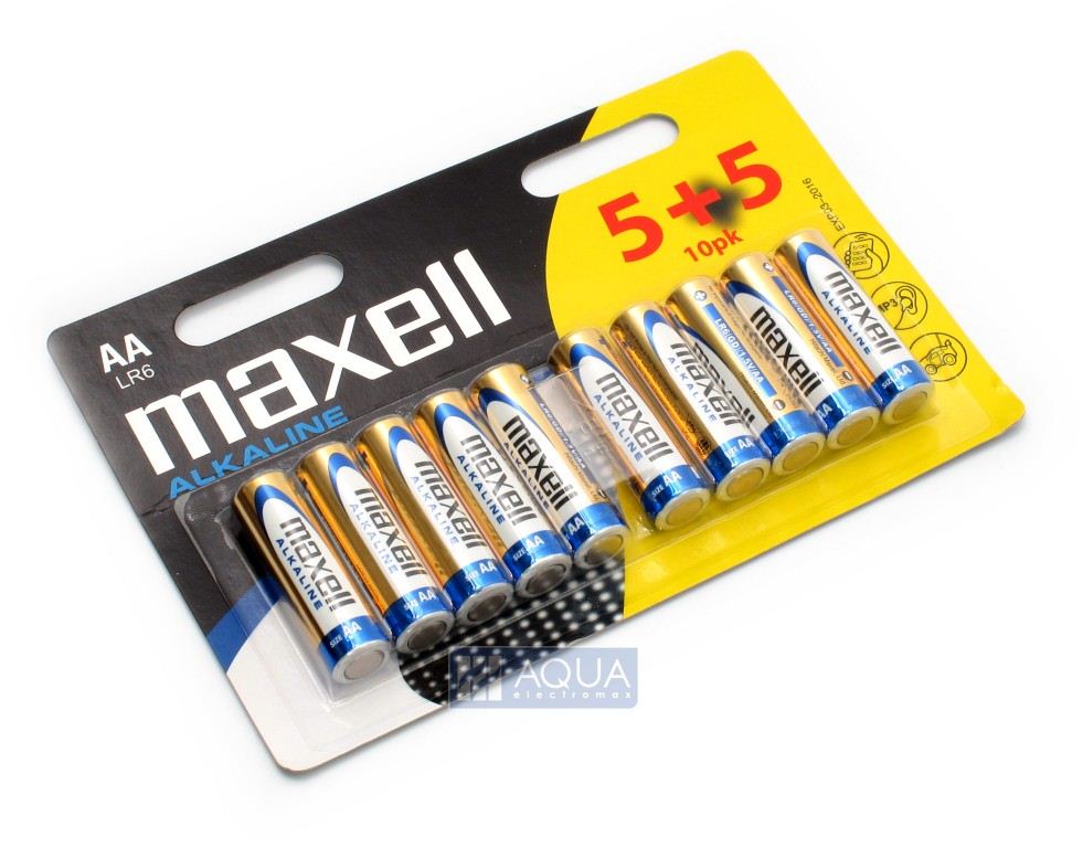 Maxell 1.5V Alkáli AA ceruza elem (10db / csomag)  (LR6)