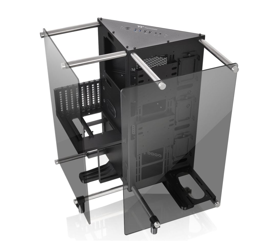Thermaltake Core P90 Tempered Glass Edition táp nélküli ház fekete (CA-1J8-00M1WN-00)