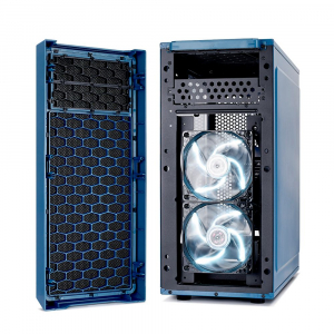 Fractal Design Focus G Petrol Blue táp nélküli ablakos ház kék (FD-CA-FOCUS-BU-W)