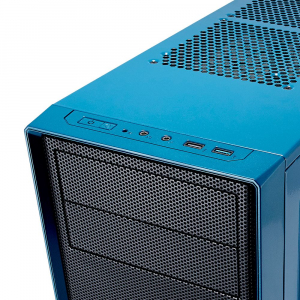 Fractal Design Focus G Petrol Blue táp nélküli ablakos ház kék (FD-CA-FOCUS-BU-W)