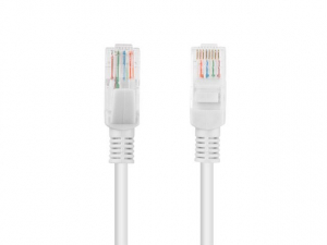 Lanberg Patchcord RJ45 CAT5e UTP kábel 0.25m szürke (PCU5-10CC-0025-S)