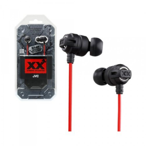 JVC HA-FX1X fülhallgató fekete (erőteljes és dinamikus mély hangok,10mm neodymium meghajtó)