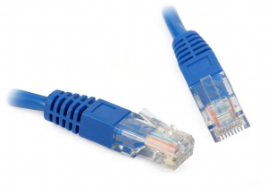 Gembird Cablexpert UTP CAT5e patch kábel 1m kék  (PP12-1M/B)