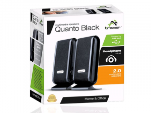 Tracer Quanto Black 2.0 hangszóró fekete USB (TRAGLO43293)
