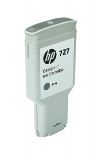 HP 727 300 ml-es DesignJet tintapatron szürke (F9J80A)