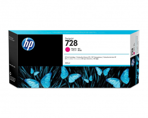 HP 728 300 ml-es DesignJet tintapatron magenta (F9K16A)