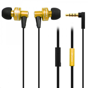 Awei ES-900i In-Ear mikrofonos fülhallgató arany (MG-AWEES900I-11)