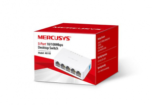 Mercusys MS105 5 Portos 10/100Mbps Desktop Switch