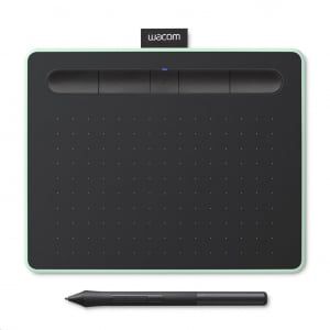 Wacom Intuos S Bluetooth digitális rajztábla fekete-pisztácia (CTL-4100WLE-N)