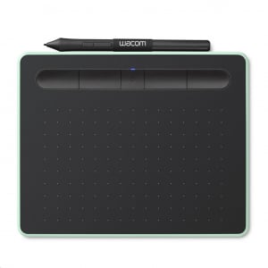 Wacom Intuos S Bluetooth digitális rajztábla fekete-pisztácia (CTL-4100WLE-N)