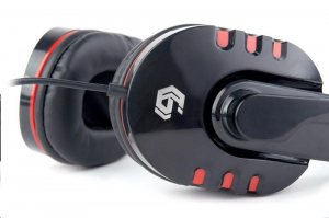 Gembird GHS-402 Gaming mikrofonos fejhallgató fényes fekete