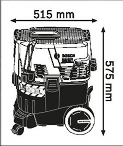 Bosch Professional GAS 35 L SFC+  ipari nedves/ száraz porszívó  (06019C3000)