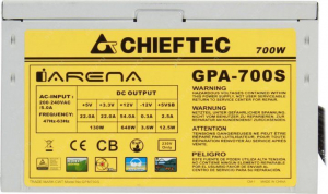 Chieftec 700W Tápegység iARENA (GPA-700S) OEM