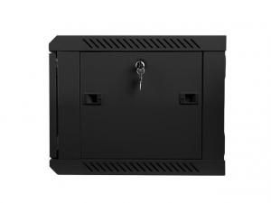 Lanberg 6U 19" fali rack szekrény 600x450mm fekete (WF01-6406-10B)