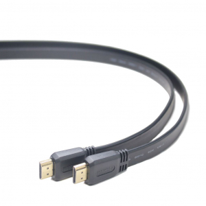 Gembird Cablexpert HDMI male-male lapos kábel 1m fekete (CC-HDMI4F-1M)