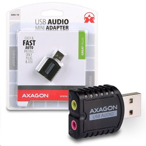 Axagon ADA-10 USB külső hangkártya