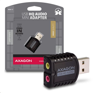 Axagon ADA-17 USB külső hangkártya