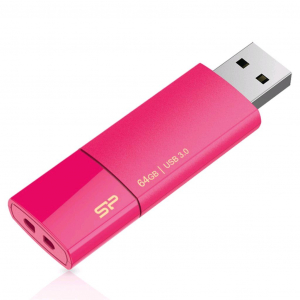 Pen Drive 64GB Silicon Power Blaze B05 rózsaszín USB 3.0 (SP064GBUF3B05V1H)