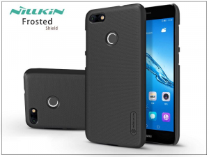 Nillkin Frosted Shield Huawei P9 Lite Mini h&aacute;tlap k&eacute;pernyőv&eacute;dő f&oacute;li&aacute;val fekete (NL147201)