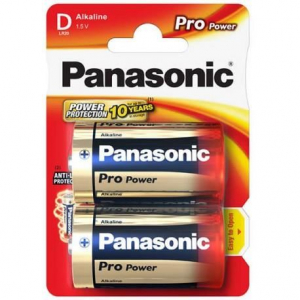 Panasonic Pro Power LR20 D alk&aacute;li G&oacute;li&aacute;t tart&oacute;s elem (2 db) (BK-LR20PPG-2BP)