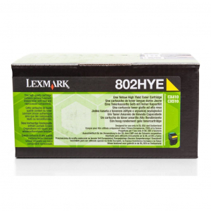 Lexmark 802HYE nagy kapacitású festékkazetta sárga (3k) (80C2HYE)